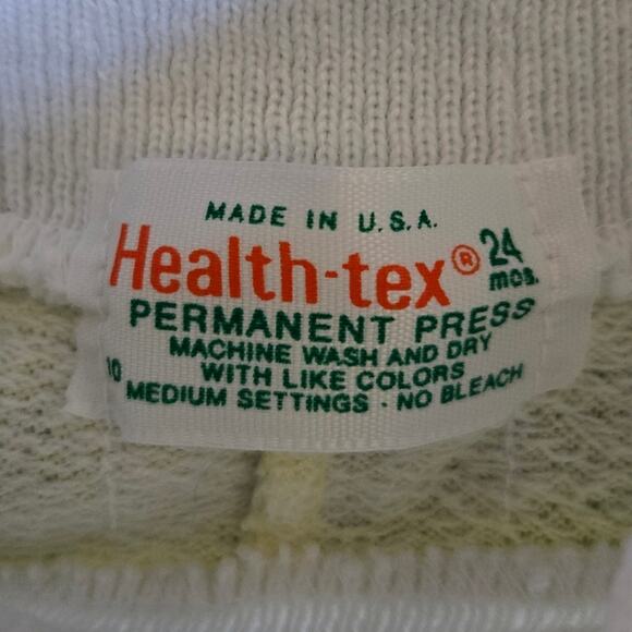 Vintage Floral Baby Onsie Romper Size 24 Months Spring Easter Daisy Applique - Picture 8 of 8